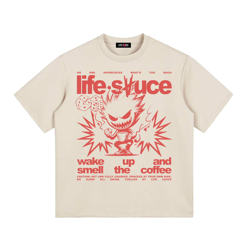 FULLY CHARGED | Graphic T-Shirt - Salmon