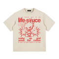 FULLY CHARGED | Graphic T-Shirt - Salmon