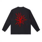 FULLY CHARGED | Long sleeve Shirt - Red Black