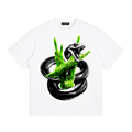 SNAKES IN THE GRASS | Graphic T-Shirt - White