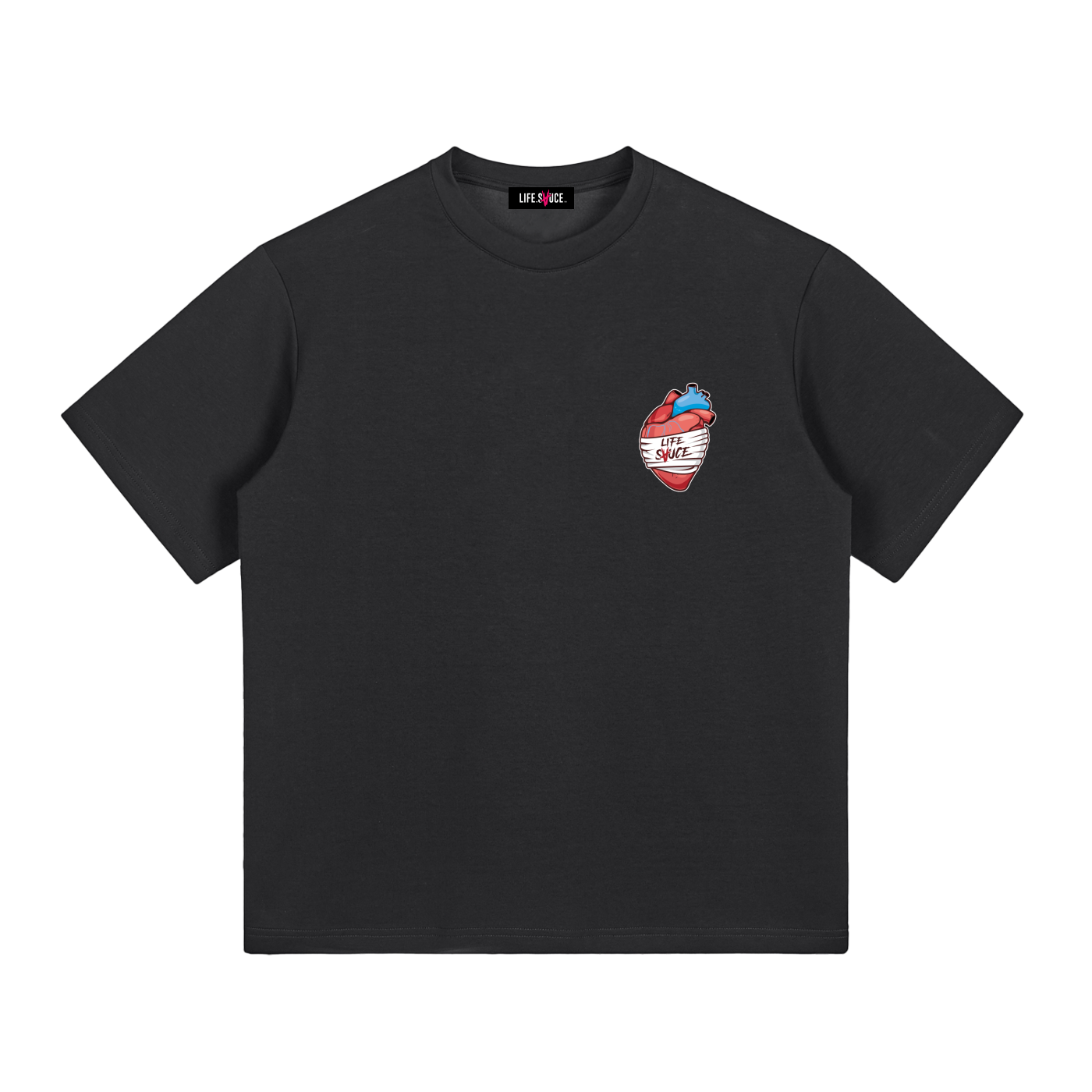 HEALED HEART | Graphic T-Shirt - Black