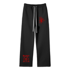 FULLY CHARGED | Straight Leg Joggers - Red