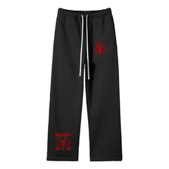 FULLY CHARGED | Straight Leg Joggers - Red