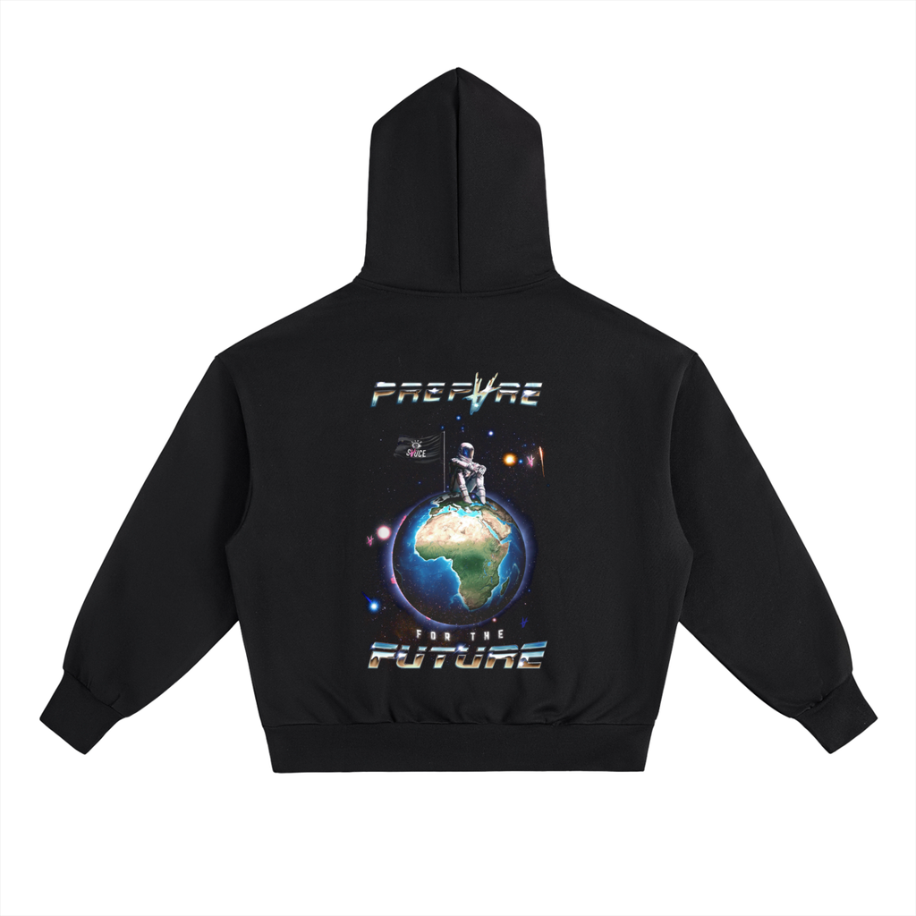 PREPARE 4 THE FUTURE | Heavyweight Hoodie - Black
