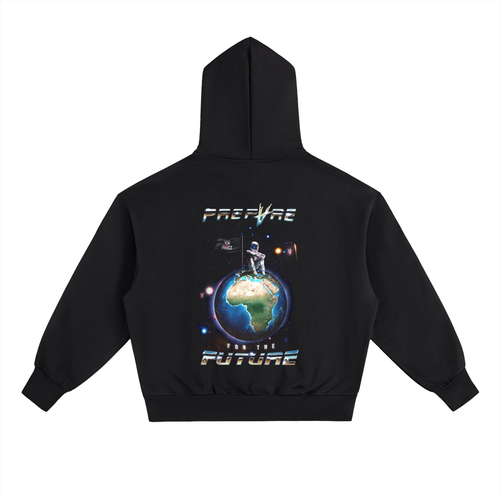 PREPARE 4 THE FUTURE | Heavyweight Hoodie - Black