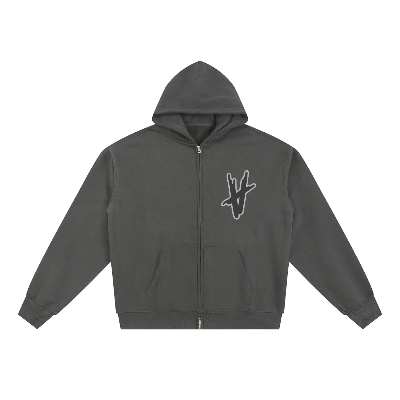OG | Zip Hoodie - Charcol Grey