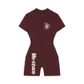 Quarter-Zip Short Sleeve Romper - Various Colours