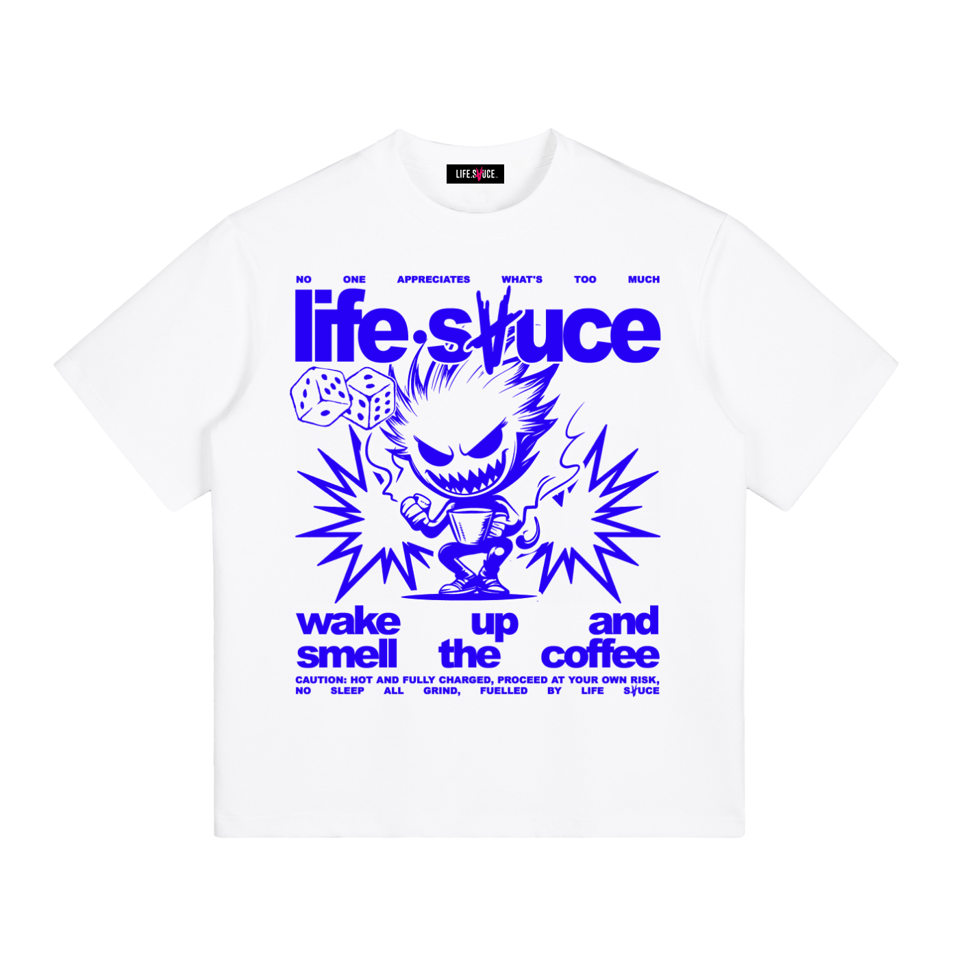FULLY CHARGED | Graphic T-Shirt - Royal Blue