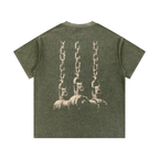 BREAKING FREE | Waffle Knit T-Shirt - Army Green