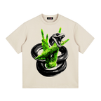 SNAKES IN THE GRASS | Graphic T-Shirt - Khaki
