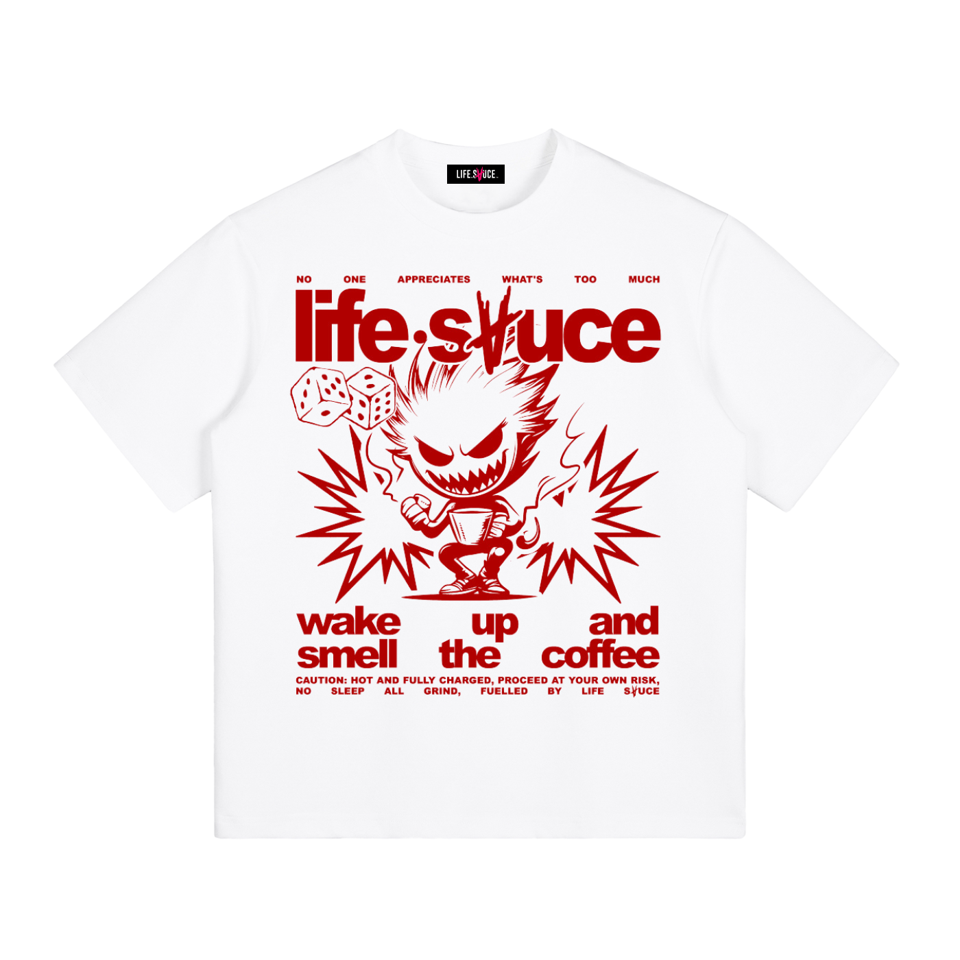 FULLY CHARGED | Graphic T-Shirt - Red
