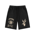 BREAKING FREE | Waffle Knit Shorts - Black Khaki
