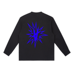 FULLY CHARGED | Long Sleeve Shirt - Royal Blue Black