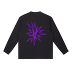 FULLY CHARGED |  Long-Sleeve Shirt - Purple Black