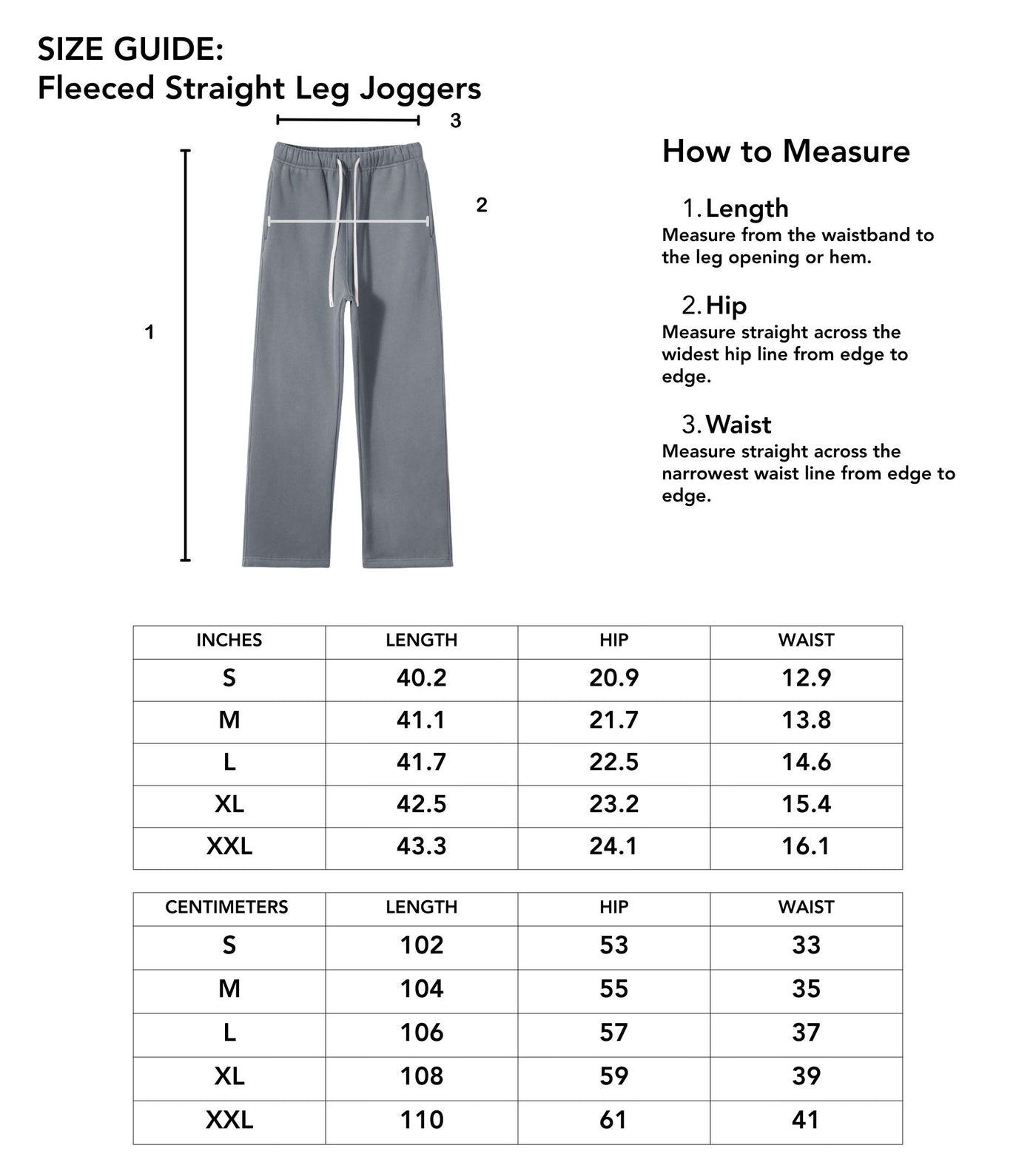 Size guide
