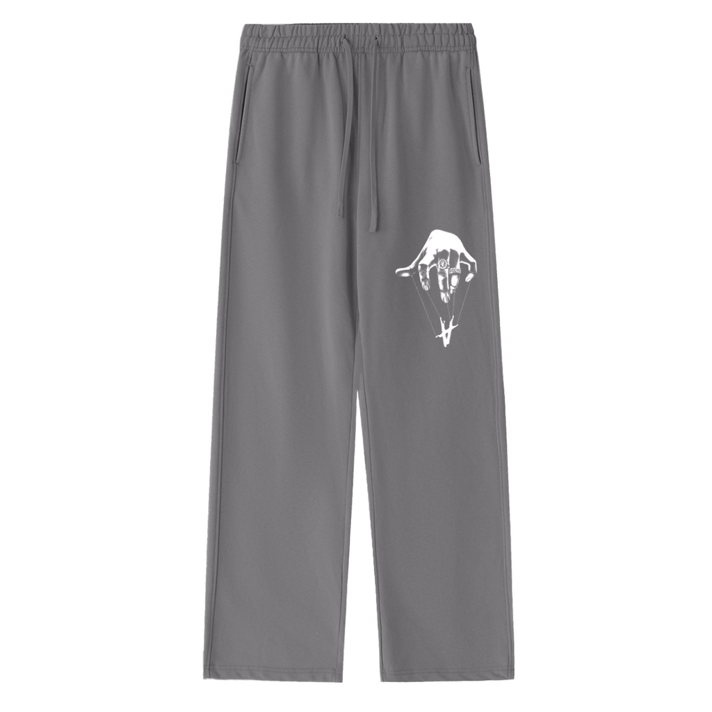 SVUCE MASTER | Heavy Straight Leg Joggers - Charcol Grey