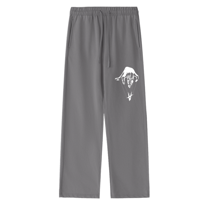 SVUCE MASTER | Heavy Straight Leg Joggers - Charcol Grey