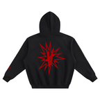 FULLY CHARGED | Box Hoodie - Black Red