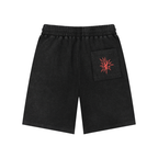 FULLY CHARGED | Waffle Knit Shorts - Black