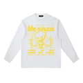 FULLY CHARGED | Long Sleeve Shirt - Yellow White
